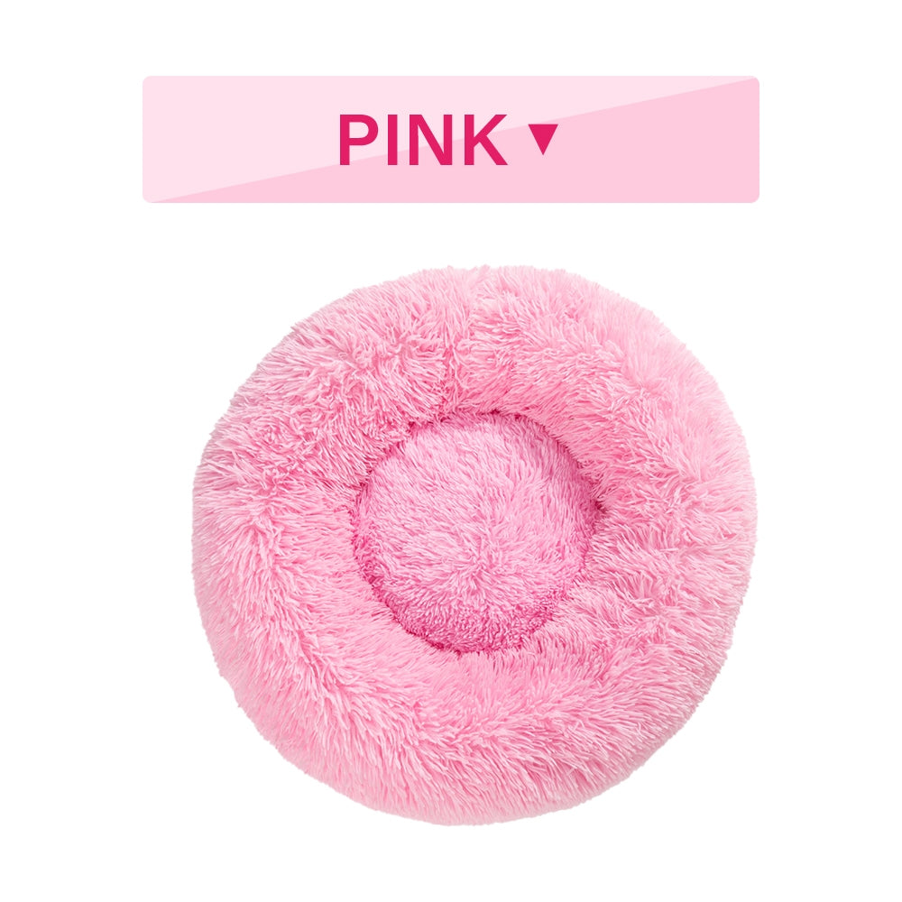 Luxurious Fluffy Donut Dog Bed for Ultimate Pet Comfort