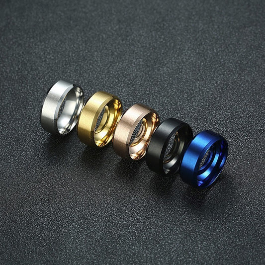 Stainless Steel Smooth Bracelet Simple Ring