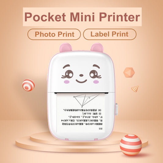 Mini Portable Printer Student Handheld