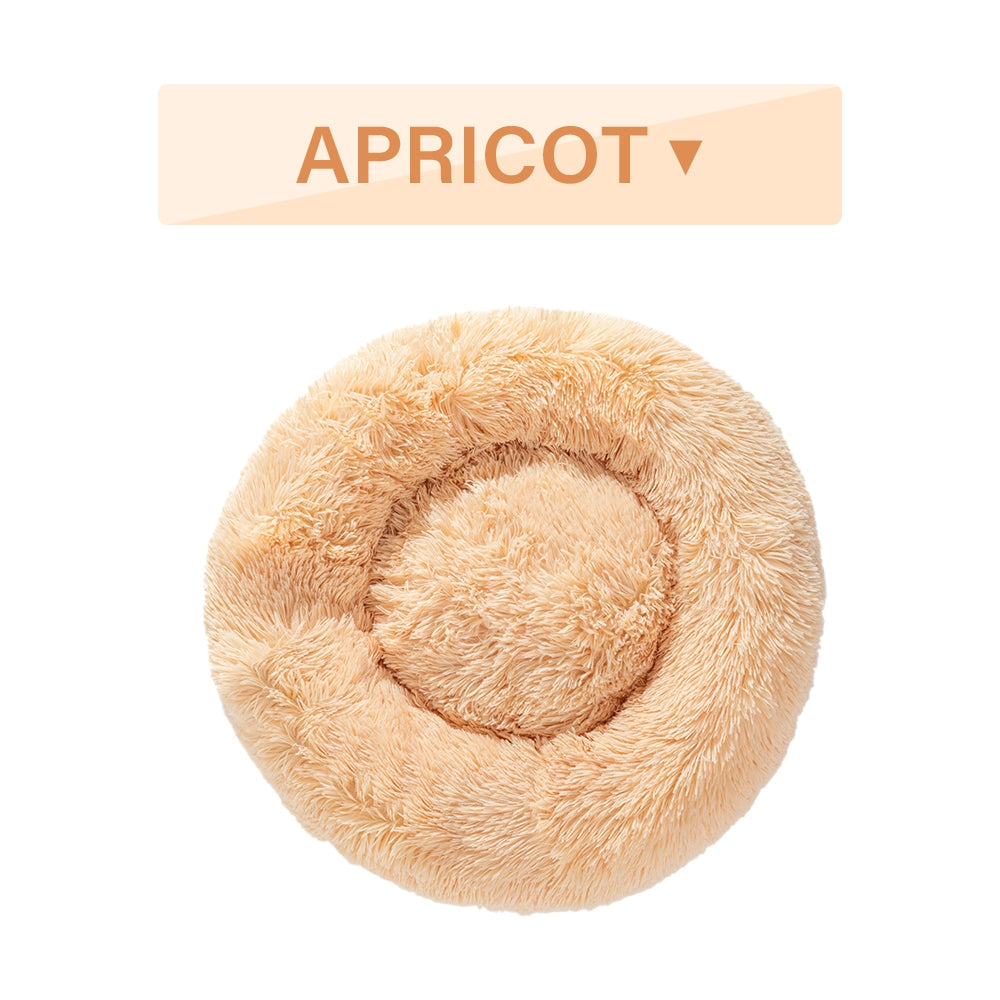 Luxurious Fluffy Donut Dog Bed for Ultimate Pet Comfort