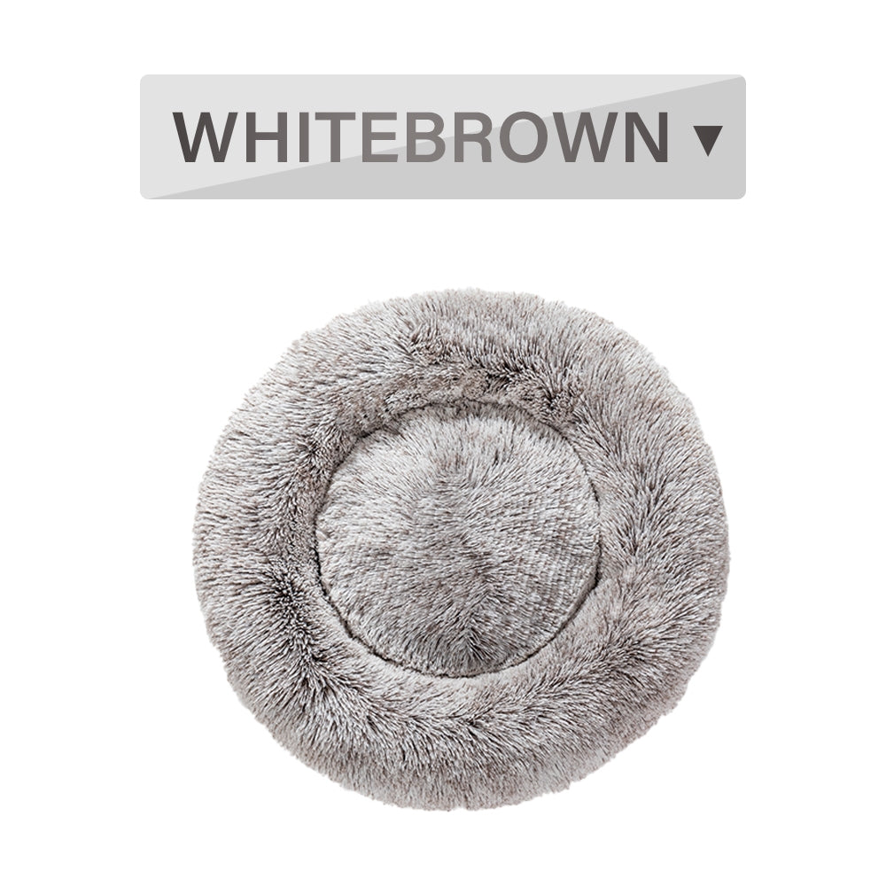 Luxurious Fluffy Donut Dog Bed for Ultimate Pet Comfort