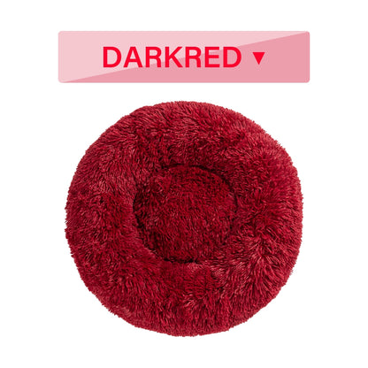 Luxurious Fluffy Donut Dog Bed for Ultimate Pet Comfort