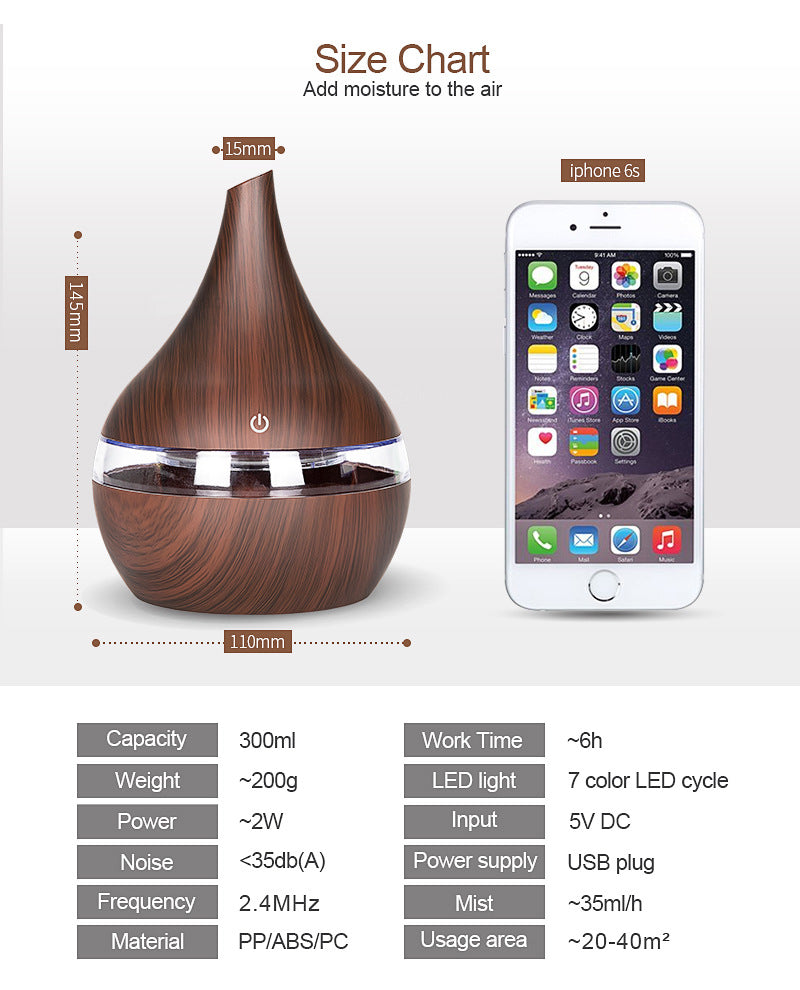 LED Essential Oil Diffuser