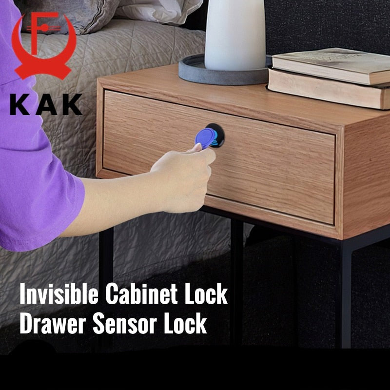 Electronic Cabinet Lock Invisible Sensor Lock Hidden Drawer Locks