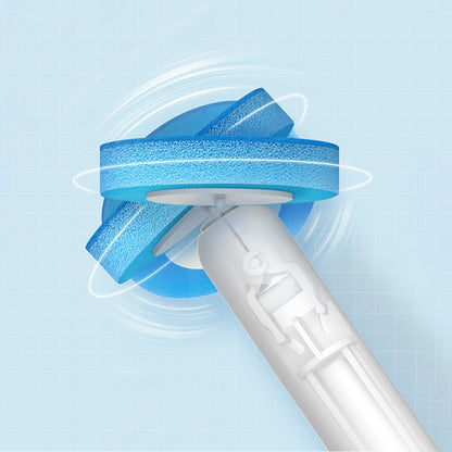 Disposable Toilet Brush With Cleaning Liquid Wall-Mounted Cleaning Tool