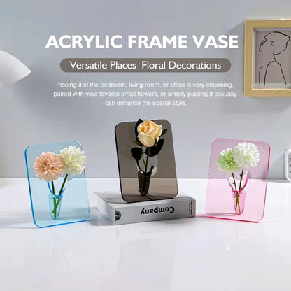 Acrylic Frame Vase