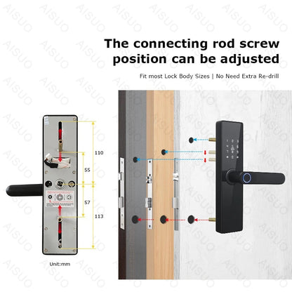 Smart Fingerprint Magnetic Door Lock