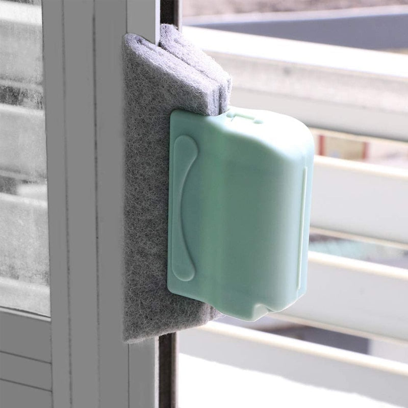 Window Groove Cleaning Cloth Brush