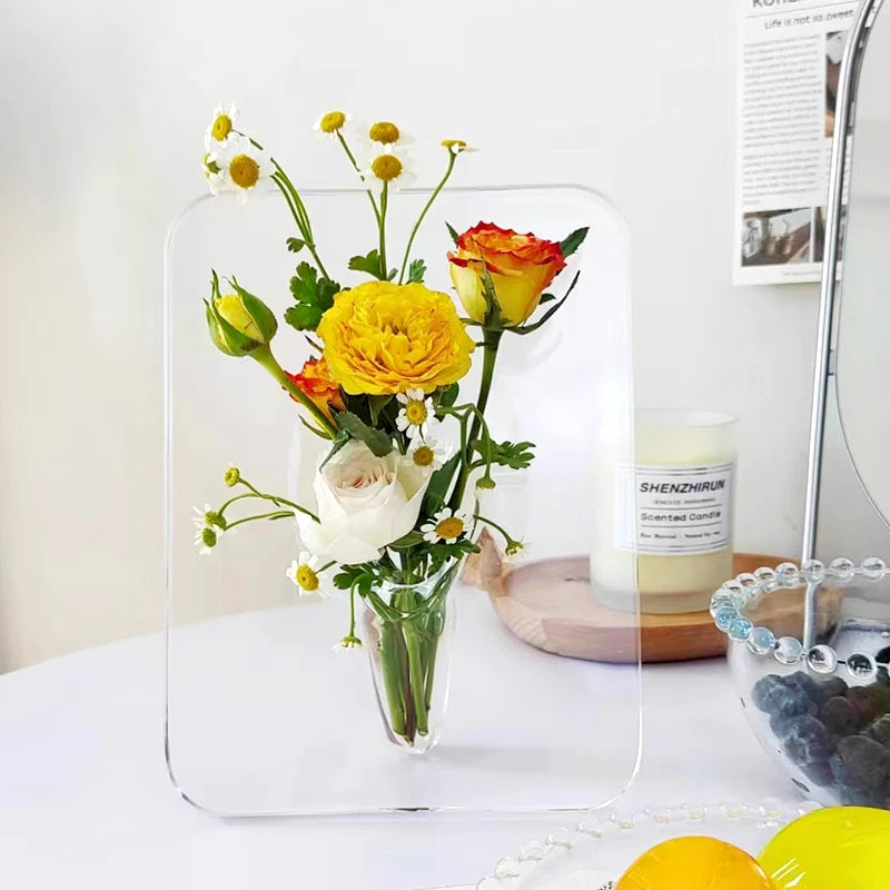 Acrylic Frame Vase