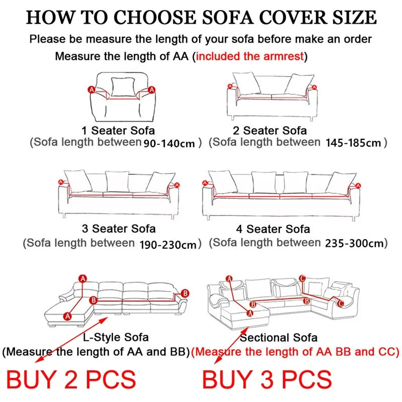 Elastic Waterproof Sofa Cover