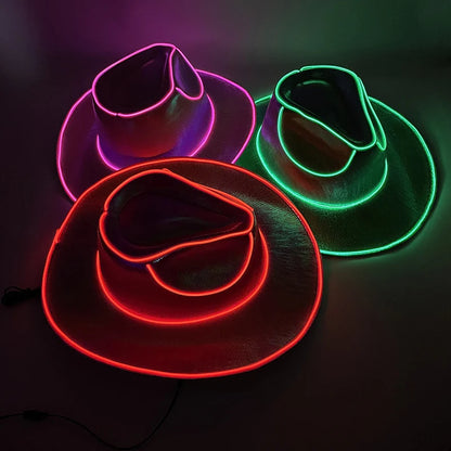 GlowRodeo LED Cowboy Hat