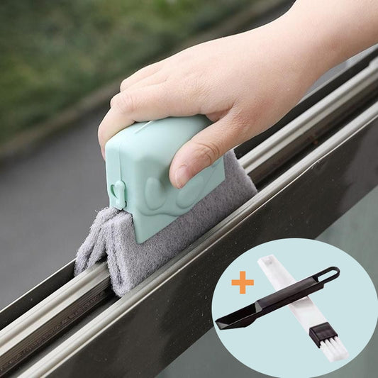 Window Groove Cleaning Cloth Brush