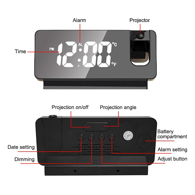 LED Digital Alarm Clock