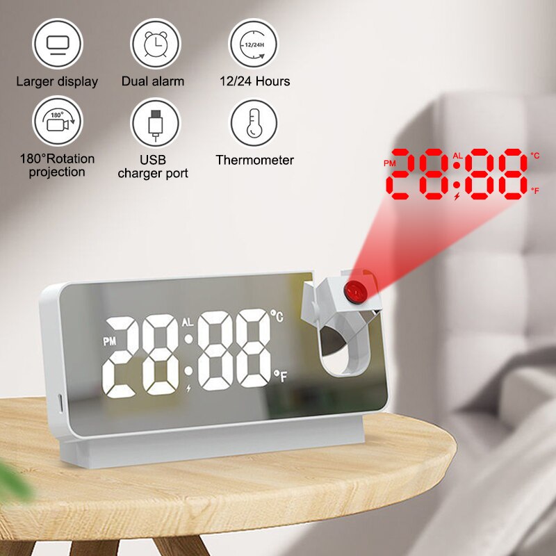 LED Digital Alarm Clock