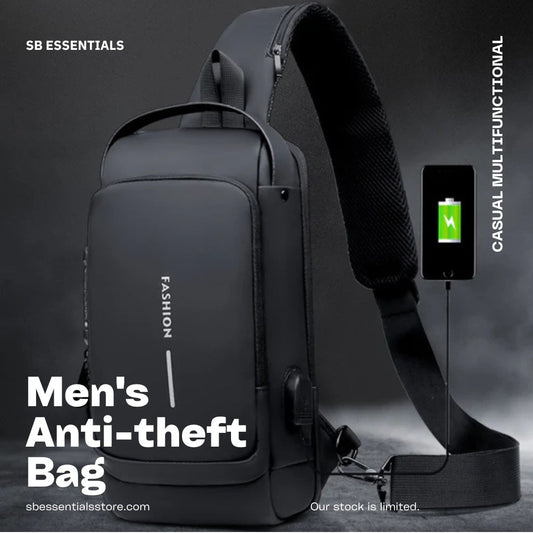 Password Anti-theft Chest Bag Men's Casual Multifunctional