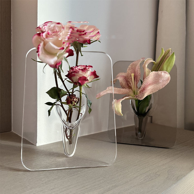 Acrylic Frame Vase