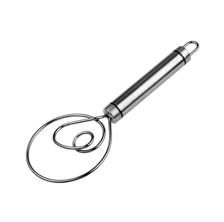 Stainless Steel Danish Flour Binocular Coil Mixer Manual Dough Mixer And Dough Tool Mixing Stick