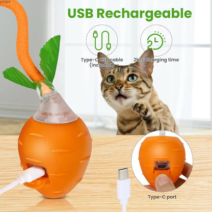 Chirping Carrot Cat Toy