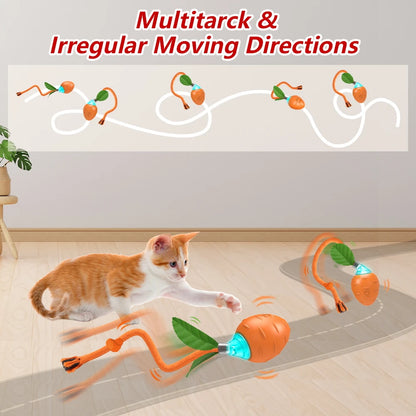 Chirping Carrot Cat Toy